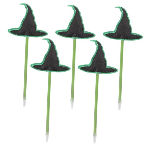 Gadpiparty 5 Stück Halloween Kugelschreiber Hexenhut Stabile Schreibstifte mit Lustigem Hexenmuster Praktisch Leicht und Robust als Schulbelohnung Partygeschenk und Goodie Bag Füller Gadpiparty 5 Stück Halloween Kugelschreiber Hexenhut Stabile Schreibstifte mit Lustigem Hexenmuster Praktisch Leicht und Robust als Schulbelohnung Partygeschenk und Goodie Bag Füller von Gadpiparty