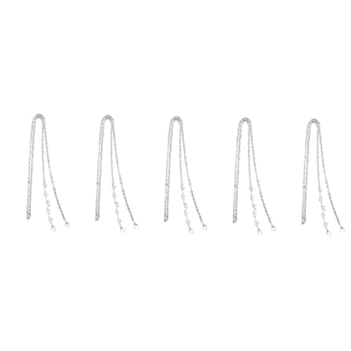 Gadpiparty 5 Stück Handy Lanyard Herstellung Ersatzbeutelkette Taschenzubehörkette Dekorative Beutelkette Geldbörse Dekorationskette Handtaschenketten Tasche hängende Kette Metall Silber Gadpiparty 5 Stück Handy Lanyard Herstellung Ersatzbeutelkette Taschenzubehörkette Dekorative Beutelkette Geldbörse Dekorationskette Handtaschenketten Tasche hängende Kette Metall Silber von Gadpiparty