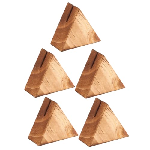 Gadpiparty 5 Stück Holz Kartenhalter für Tischkarten Dreieckige Holzständer für Visitenkarten Postkarten und Dekoration für Hochzeiten Partys und Veranstaltungen Gadpiparty 5 Stück Holz Kartenhalter für Tischkarten Dreieckige Holzständer für Visitenkarten Postkarten und Dekoration für Hochzeiten Partys und Veranstaltungen von Gadpiparty