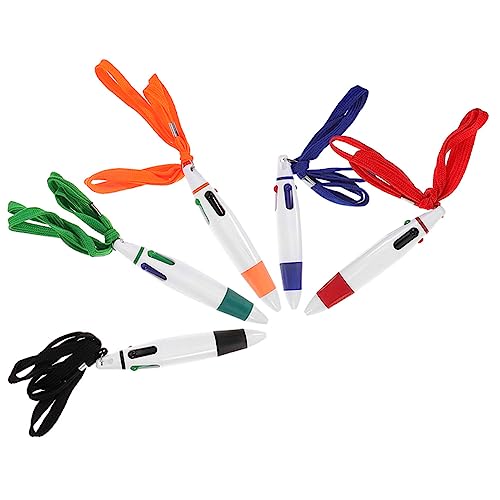 Gadpiparty 5 Stück Kugelschreiber mit Halsband Einziehbare Stifte für Lehrer Ärzte und Bürobedarf Farbenfroh und Praktisch für Notizen und Markierungen Gadpiparty 5 Stück Kugelschreiber mit Halsband Einziehbare Stifte für Lehrer Ärzte und Bürobedarf Farbenfroh und Praktisch für Notizen und Markierungen von Gadpiparty