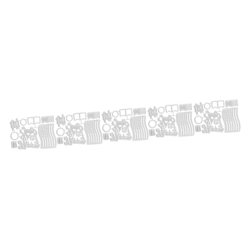 Gadpiparty 5 Stück Metallmesserform geprägt sterben Prägeschablonen Papier Handwerk prägen Stanzformen für zu Hause Scrapbook Metall Schneiden stirbt Stahl mit hohem Kohlenstoffgehalt Silber Gadpiparty 5 Stück Metallmesserform geprägt sterben Prägeschablonen Papier Handwerk prägen Stanzformen für zu Hause Scrapbook Metall Schneiden stirbt Stahl mit hohem Kohlenstoffgehalt Silber von Gadpiparty