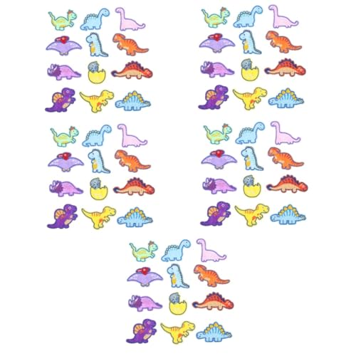 Gadpiparty 5 Stück Patches Für Kleidung Applikationen Stickflicken Stickflicken Material Dinosaurier Stoff Bestickter Kleiderflicken Kleidung Zum Nähen Dekorative Patches Jungen von Gadpiparty