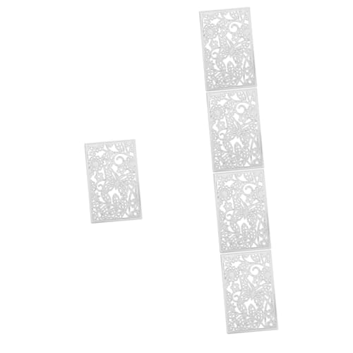 Gadpiparty 5 Stück Präge messer form Scrapbooking-Stanzformen Herstellung gestanzter Rand den Schnitt machen Prägestempelschnitte Schmetterlingsstanzen Kohlenstoffstahl Silver Gadpiparty 5 Stück Präge messer form Scrapbooking-Stanzformen Herstellung gestanzter Rand den Schnitt machen Prägestempelschnitte Schmetterlingsstanzen Kohlenstoffstahl Silver von Gadpiparty