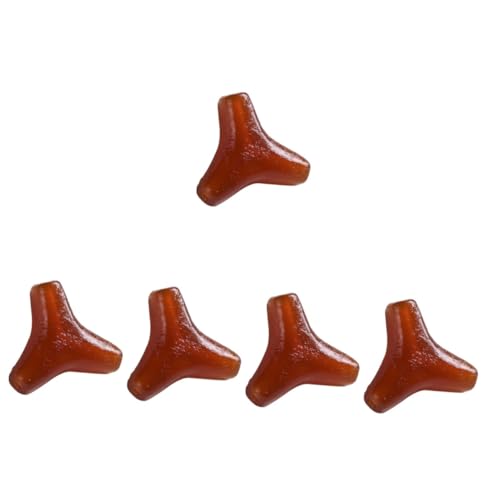 Gadpiparty 5 Stück Rote Achatperlen für Schmuckherstellung Natürlicher Schmuckzubehör für Diy und Armbänder für Kreative Bastelprojekte von Gadpiparty