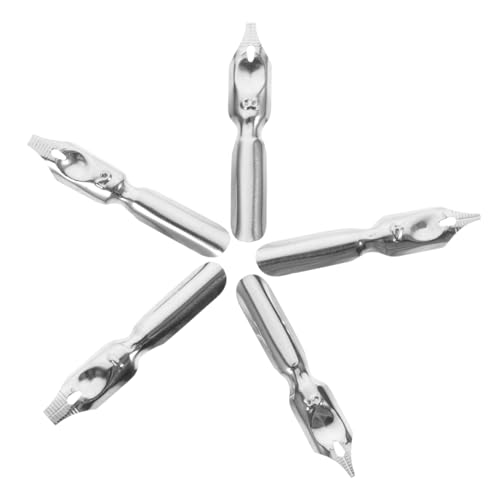 Gadpiparty 5 Stück Stift Füllfederhalter Ersatzfedern Kalligraphie Anfänger Schriftzug Für Schräge Erwachsene Nachfüllbare Dip Pen Ersatzfedern Stift Ersatzspitzen Füllfederhalter Feine von Gadpiparty