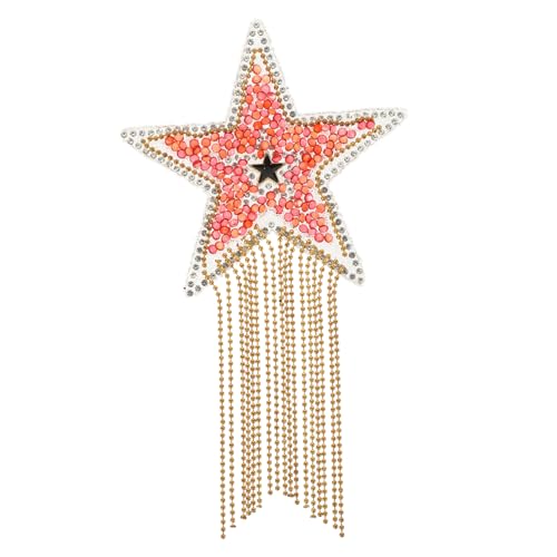 Gadpiparty 5 Stück Strass Stern Applikation Bügelbild Rot Gold DIY Patches Kleidung Aufbügelflicken Schmucksteine Verzierungen für Jacken Jeans Taschen Rucksäcke Kleidungsreparatur Gadpiparty 5 Stück Strass Stern Applikation Bügelbild Rot Gold DIY Patches Kleidung Aufbügelflicken Schmucksteine Verzierungen für Jacken Jeans Taschen Rucksäcke Kleidungsreparatur von Gadpiparty