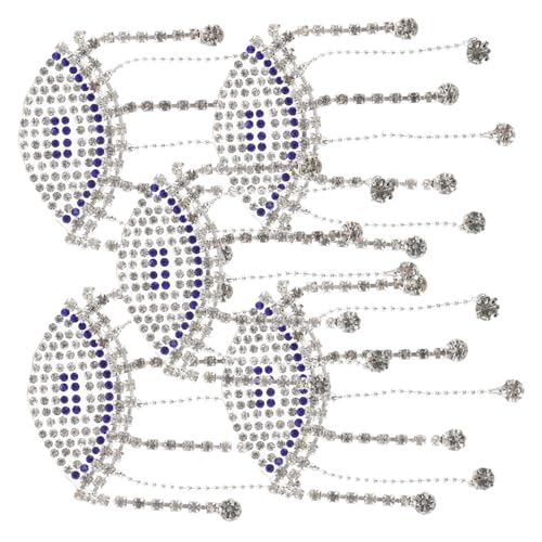 Gadpiparty 5 Stück Teiliges Augenform Strass Applikation Patch für DIY Kleidung Taschen und Accessoires Aufbügelbare Glitzer Patches zur Reparatur und Dekoration von Modeartikeln Gadpiparty 5 Stück Teiliges Augenform Strass Applikation Patch für DIY Kleidung Taschen und Accessoires Aufbügelbare Glitzer Patches zur Reparatur und Dekoration von Modeartikeln von Gadpiparty
