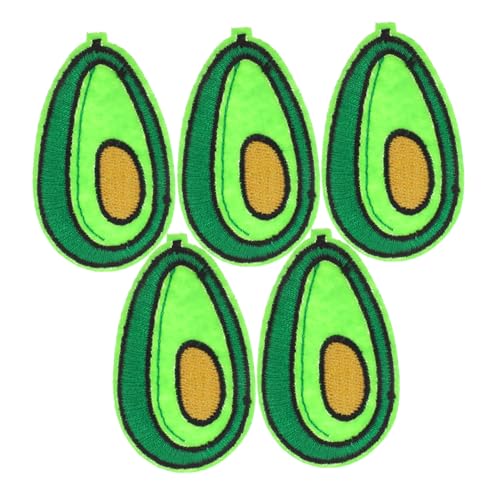 Gadpiparty 5 Stück Teiliges Bestickte Avocado Aufnäher zum Aufbügeln Langlebige Stoffapplikationen für Jacken Rucksäcke Caps und Jeans Grüne Fruchtmotive DIY Kleidung Verzieren Gadpiparty 5 Stück Teiliges Bestickte Avocado Aufnäher zum Aufbügeln Langlebige Stoffapplikationen für Jacken Rucksäcke Caps und Jeans Grüne Fruchtmotive DIY Kleidung Verzieren von Gadpiparty