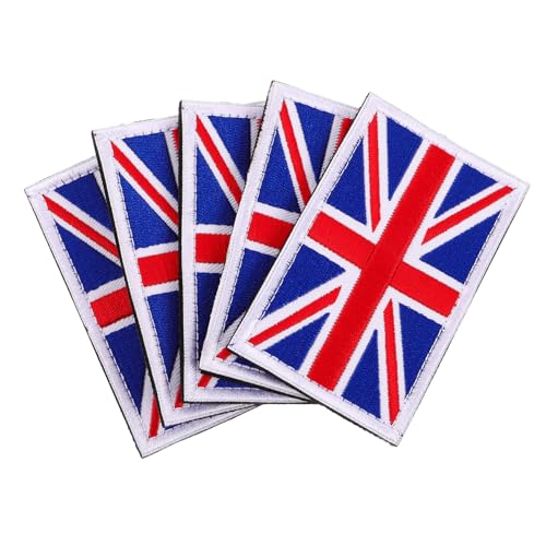 Gadpiparty 5 Stück Teiliges Bestickte Uk flaggen aufnäher mit Klettband Handgefertigte Applikationen für Kleidung Hüte Rucksäcke Vielseitig Langlebig für DIY nähprojekte Gadpiparty 5 Stück Teiliges Bestickte Uk flaggen aufnäher mit Klettband Handgefertigte Applikationen für Kleidung Hüte Rucksäcke Vielseitig Langlebig für DIY nähprojekte von Gadpiparty