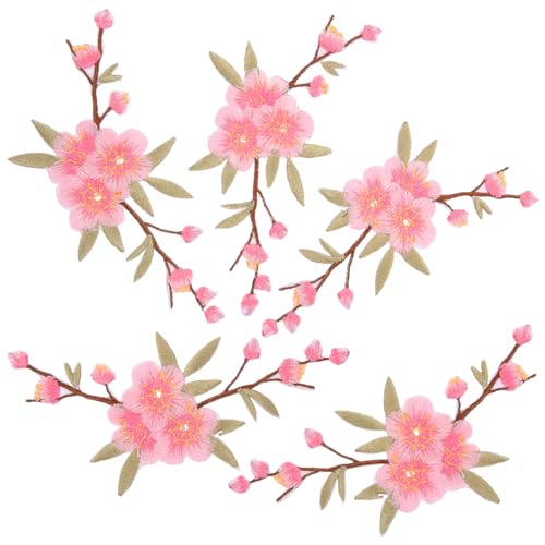 Gadpiparty 5 Stück Teiliges Blumen Stoffpatches Aufbügelbare Applikationen für Kleidung Taschen und Mehr Hochwertige Stickerei zum Verzieren und Reparieren Gadpiparty 5 Stück Teiliges Blumen Stoffpatches Aufbügelbare Applikationen für Kleidung Taschen und Mehr Hochwertige Stickerei zum Verzieren und Reparieren von Gadpiparty