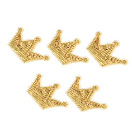 Gadpiparty 5 Stück Teiliges Cartoon Kronen Patches Glitzernde Pailletten Aufnäher für Diy Kleidung Hautfreundlich und Langlebig zum Nähen und Verzieren von Kostümen Gadpiparty 5 Stück Teiliges Cartoon Kronen Patches Glitzernde Pailletten Aufnäher für Diy Kleidung Hautfreundlich und Langlebig zum Nähen und Verzieren von Kostümen von Gadpiparty
