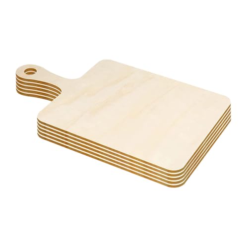 Gadpiparty 5 Stück Teiliges DIY Holz schneidebrett mit Glatten Kanten Kleine Holzbrettchen zum Bemalen und Basteln Vielseitige Holzplatten für Kreative Handwerksprojekte und Individuelle Gadpiparty 5 Stück Teiliges DIY Holz schneidebrett mit Glatten Kanten Kleine Holzbrettchen zum Bemalen und Basteln Vielseitige Holzplatten für Kreative Handwerksprojekte und Individuelle von Gadpiparty