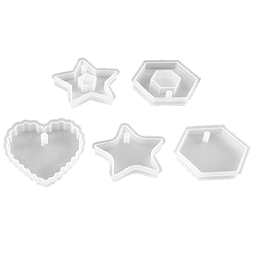 Gadpiparty 5 Stück Teiliges Diy Silikon Schmuckmold Kreative Epoxidharz Formen für Handgemachte Schmuckstücke Geeignet für Einzigartige Bastelideen und Dekorationen von Gadpiparty
