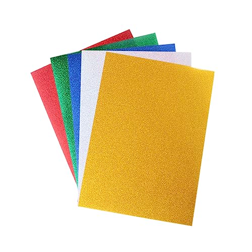 Gadpiparty 5 Stück Teiliges Diy Wärmeübertragungsfolie Set für T Shirts und Stoffe Rot Blau Silber und Grün Hochwertige PU Transferfolie mit Exzellenter Haftung und Einfacher von Gadpiparty