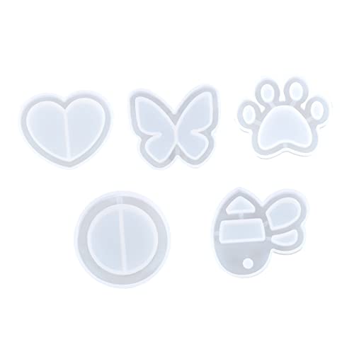 Gadpiparty 5 Stück Teiliges Gießform für Diy Anhänger Formen für Epoxidharz für Schmuck und Bastelarbeiten Katzenpfote Herz Schmetterling Honig Gadpiparty 5 Stück Teiliges Gießform für Diy Anhänger Formen für Epoxidharz für Schmuck und Bastelarbeiten Katzenpfote Herz Schmetterling Honig von Gadpiparty