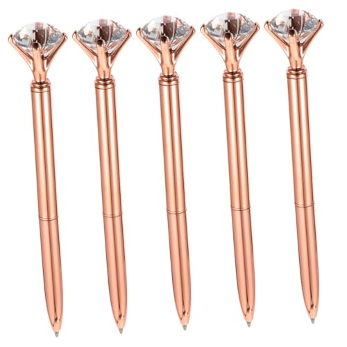 Gadpiparty 5 Stück Teiliges Großer Kugelschreiber Design mit Rhinestone für Schüler und Kreative Schreibarbeiten für Notizen und Bastelprojekte Gadpiparty 5 Stück Teiliges Großer Kugelschreiber Design mit Rhinestone für Schüler und Kreative Schreibarbeiten für Notizen und Bastelprojekte von Gadpiparty