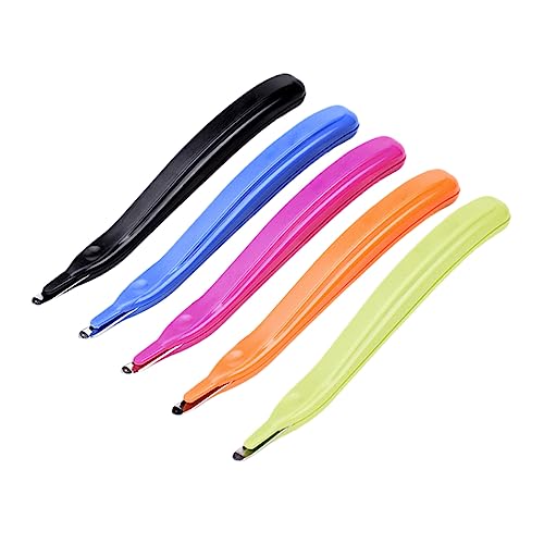 Gadpiparty 5 Stück Teiliges Heftklammern Entferner Ergonomischer Heftklammernheber für Büro und Schule Büro Zubehör Leicht und Tragbar aus Langlebigem Material von Gadpiparty