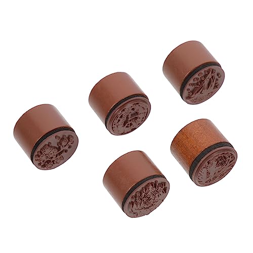 Gadpiparty 5 Stück Teiliges Holzstempel für Diy Scrapbooking Ergonomisches Design Verschiedene Muster für Tagebuch und Bastelarbeiten Kompakt und Tragbar Elegant und Dekorativ Gadpiparty 5 Stück Teiliges Holzstempel für Diy Scrapbooking Ergonomisches Design Verschiedene Muster für Tagebuch und Bastelarbeiten Kompakt und Tragbar Elegant und Dekorativ von Gadpiparty