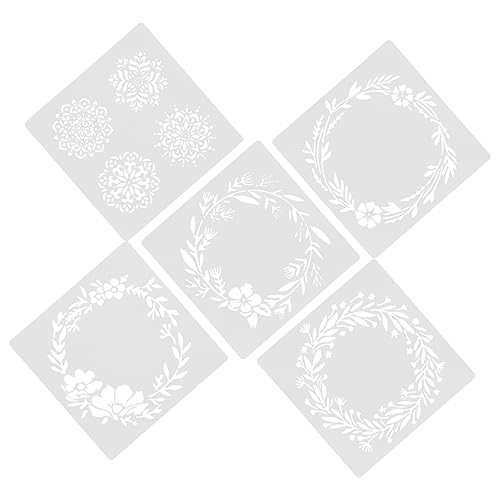 Gadpiparty 5 Stück Teiliges Malvorlagen Schablonen Pet für Wandmalerei Wiederverwendbare Bastelvorlagen für DIY Projekte für Möbelgestaltung Gadpiparty 5 Stück Teiliges Malvorlagen Schablonen Pet für Wandmalerei Wiederverwendbare Bastelvorlagen für DIY Projekte für Möbelgestaltung von Gadpiparty
