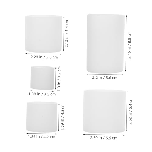Gadpiparty 5 Stück Teiliges Silikon Kerzenformen Zylindrische Flexible und Wiederverwendbare Runde Kerzengießformen Hitzebeständig und Einfach zu Reinigen für Epoxidharz Wachsprojekte Gadpiparty 5 Stück Teiliges Silikon Kerzenformen Zylindrische Flexible und Wiederverwendbare Runde Kerzengießformen Hitzebeständig und Einfach zu Reinigen für Epoxidharz Wachsprojekte von Gadpiparty