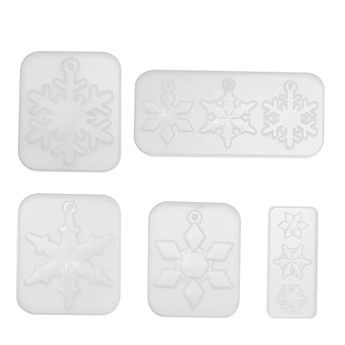 Gadpiparty 5 Stück Teiliges Silikon Schneeflocken Mould für Diy Epoxidharz Schmuck Weihnachtsdekorationen für Anhänger Ohrringe und Kreative Projekte Gadpiparty 5 Stück Teiliges Silikon Schneeflocken Mould für Diy Epoxidharz Schmuck Weihnachtsdekorationen für Anhänger Ohrringe und Kreative Projekte von Gadpiparty