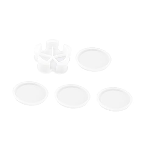 Gadpiparty 5 Stück Teiliges Silikonform für Untersetzer mit Aufbewahrungsbox Diy Gießformen für Runde und Blütenförmige Untersetzer Langlebig und Flexibel für Kreative Bastelprojekte Gadpiparty 5 Stück Teiliges Silikonform für Untersetzer mit Aufbewahrungsbox Diy Gießformen für Runde und Blütenförmige Untersetzer Langlebig und Flexibel für Kreative Bastelprojekte von Gadpiparty