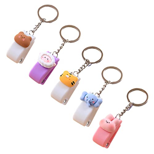Gadpiparty 5 Stück Teiliges Tragbarer Tier Hefter mit Schlüsselanhänger Niedliches Design für Schule und Büro für Schüler Gadpiparty 5 Stück Teiliges Tragbarer Tier Hefter mit Schlüsselanhänger Niedliches Design für Schule und Büro für Schüler von Gadpiparty