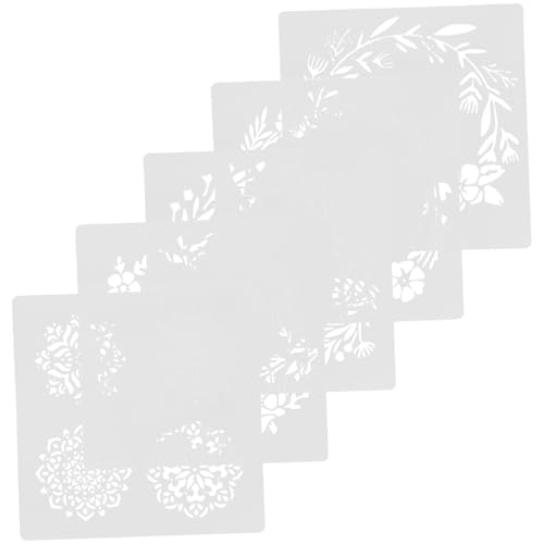Gadpiparty 5 Stück Teiliges Wiederverwendbare Malvorlagen Schablonen für Wandmalerei und Diy Bastelprojekte Langlebige Pet Materialien für Scrapbooking und Dekoration Gadpiparty 5 Stück Teiliges Wiederverwendbare Malvorlagen Schablonen für Wandmalerei und Diy Bastelprojekte Langlebige Pet Materialien für Scrapbooking und Dekoration von Gadpiparty