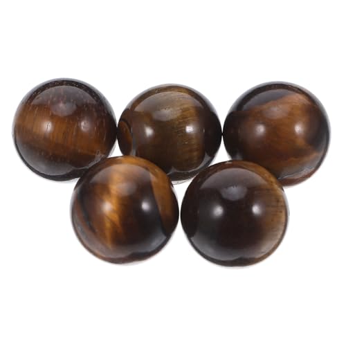 Gadpiparty 5 Stück Tigerauge Naturstein Kugeln No-hole Runde Glatte Kristallperlen Für DIY Schmuckherstellung Armband Halskette Zubehör Gadpiparty 5 Stück Tigerauge Naturstein Kugeln No-hole Runde Glatte Kristallperlen Für DIY Schmuckherstellung Armband Halskette Zubehör von Gadpiparty