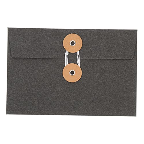 Gadpiparty 5 Stück Vintage Teiliges Schnurverschlüsse Umschläge Aufbewahrungstaschen für Postkarten und Dokumente Praktische Papiertüten für Schule Büro und Diy Projekte von Gadpiparty