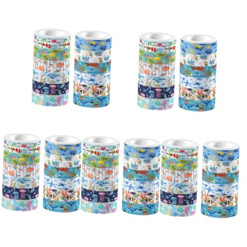 Gadpiparty 5 Stück Washi-Tape-Aufkleber Pastell Aufkleber-Scrapbooking Zeitschriftenaufkleber Blau Schrott Abdeckband Stempel-Briefband-Aufkleber nautisches Washi-Tape Gadpiparty 5 Stück Washi-Tape-Aufkleber Pastell Aufkleber-Scrapbooking Zeitschriftenaufkleber Blau Schrott Abdeckband Stempel-Briefband-Aufkleber nautisches Washi-Tape von Gadpiparty