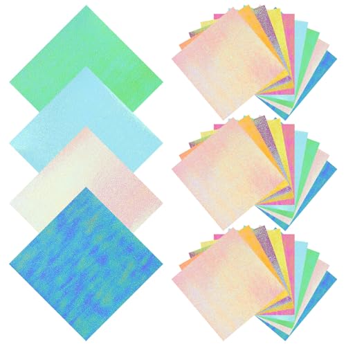 Gadpiparty 50 Blätter Origami-Papierkranich einzel falten Basteln quadratisches Origami-Papier Papierhandwerk farbig druckpapier masse Papierschnitte DIY Origami Paper zartes Bastelpapier von Gadpiparty