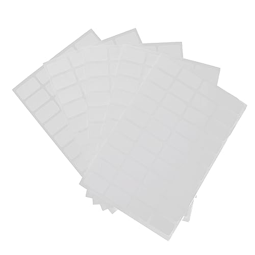 Gadpiparty 50 Blatt Blankoaufkleber Klassifizierungsaufkleber Klassifikationsaufkleber Geschenkanhänger Etikettenaufkleber Leer Notizaufkleber Klebeetiketten Aufkleberpapier Minietiketten von Gadpiparty