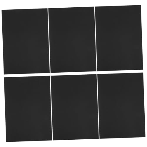 Gadpiparty 50 Blatt Karton Zubehör Für Die Kartenherstellung Halloween-scrapbook-zubehör Leeres Blatt Schwarze Notizkarten Einladungskarten Rechtsplakat Farbblock Black Papier von Gadpiparty