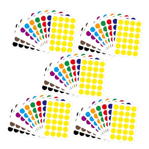Gadpiparty 50 Blatt Runde Farbige Punkt Aufkleber Selbstklebende Etiketten für Organisation Markierung für DIY Scrapbooking Kalender Aufbewahrungssysteme Gadpiparty 50 Blatt Runde Farbige Punkt Aufkleber Selbstklebende Etiketten für Organisation Markierung für DIY Scrapbooking Kalender Aufbewahrungssysteme von Gadpiparty