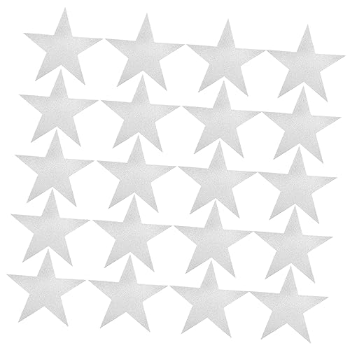 Gadpiparty 50 Blatt Scherenschnitt Kunst Sternenpapier Ausgeschnittenes Papier Dekorative Diy Papierausschnitte Tapetenausschnitte Papierausschnitt Silver Bastelpapier von Gadpiparty
