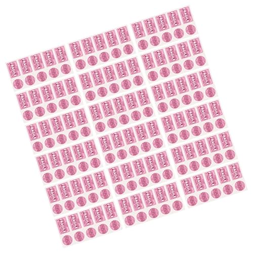 Gadpiparty 50 Blatt zerbrechliches Band ziehen um empfindlich Etiketten Aufkleber Versand zerbrechlicher Aufkleber Vorsicht Verpackungsaufkleber Kupferplattenaufkleber Rosa von Gadpiparty