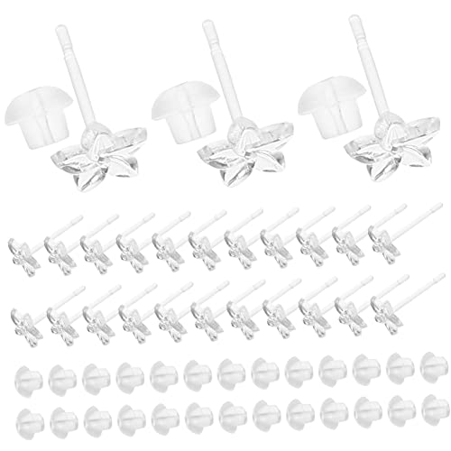 Gadpiparty 50 Sätze Transparente Baumstamm Ohrstecker mit Sicherheitsverschlüssen Leichte und Langlebige Ohrschmuck Ersatzteile für DIY Schmuckherstellung Gadpiparty 50 Sätze Transparente Baumstamm Ohrstecker mit Sicherheitsverschlüssen Leichte und Langlebige Ohrschmuck Ersatzteile für DIY Schmuckherstellung von Gadpiparty