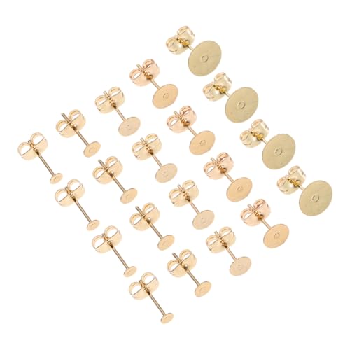 Gadpiparty 50 Satz Ohrstecker mit Rückseiten Diy Ohrringe Zubehör für Schmuckherstellung und Kreative Designs von Gadpiparty