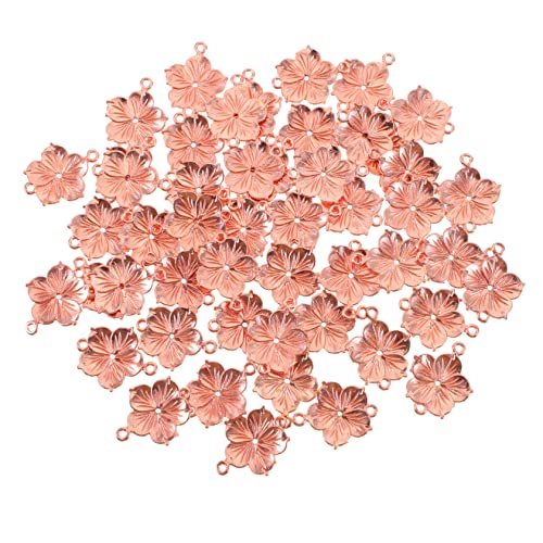 Gadpiparty 50 Stück Blumen Schmuckverbindungen Antike Schmuck Anhänger Verbindungsstücke für Diy Armbänder und Ohrringe Roségoldfarbene Legierung Gadpiparty 50 Stück Blumen Schmuckverbindungen Antike Schmuck Anhänger Verbindungsstücke für Diy Armbänder und Ohrringe Roségoldfarbene Legierung von Gadpiparty
