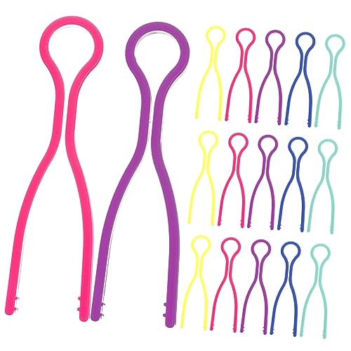 Gadpiparty 50 Stück Bobbin Clips Farbenfrohe Spulenhalter für Nähmaschinen Fadenspulen Organizer für Quilting und DIY Nähprojekte Leicht zu Bedienen und Praktisch von Gadpiparty