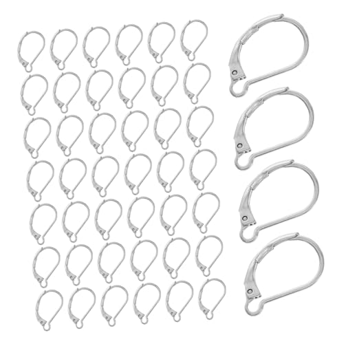 Gadpiparty 50 Stück Edelstahl Lever Back Ohrhaken für Ohrringherstellung Französische Hebelverschluss Ohrhaken Sicherer Verschluss Hypoallergen Vielseitig für DIY Schmuck Zubehör Gadpiparty 50 Stück Edelstahl Lever Back Ohrhaken für Ohrringherstellung Französische Hebelverschluss Ohrhaken Sicherer Verschluss Hypoallergen Vielseitig für DIY Schmuck Zubehör von Gadpiparty