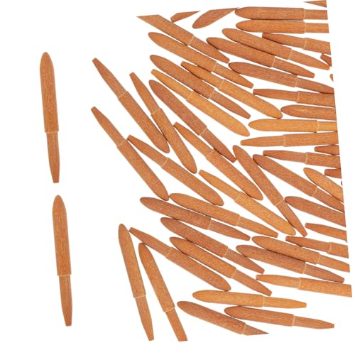 Gadpiparty 50 Stück Ersatzfeder befüllbare Farbstifte Pinselstifte mit zwei Markierstifte Schreiben Schild Stift Markierstifte mit tiefem Loch Markierungsstiftspitzen Nylon Orange von Gadpiparty