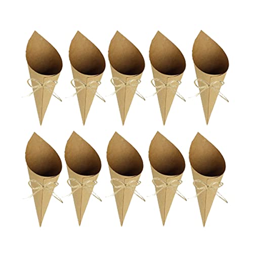 Gadpiparty Konfetti-box für Hochzeiten 50 Stück Kraftpapier Konisch Geformte Dekorationen Elegante Party- Doppelseitiges Klebeband Gadpiparty Konfetti-box für Hochzeiten 50 Stück Kraftpapier Konisch Geformte Dekorationen Elegante Party- Doppelseitiges Klebeband von Gadpiparty