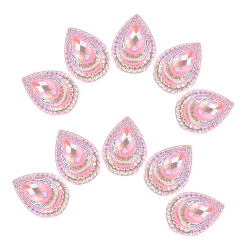 Gadpiparty 50 Stück Flatback-Perlen Charme Reiz für Tränen Wohnung Strassstein zur Dekoration Handwerk Edelsteine Flatback Strassdekor bastelt Strasssteine Plastik Rosa Gadpiparty 50 Stück Flatback-Perlen Charme Reiz für Tränen Wohnung Strassstein zur Dekoration Handwerk Edelsteine Flatback Strassdekor bastelt Strasssteine Plastik Rosa von Gadpiparty
