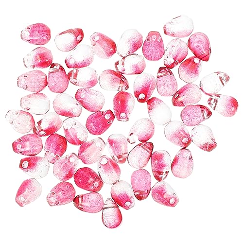 Gadpiparty 50 Stück Glasperlen Wasserfall Tropfenperlen Schmuck Bastelmaterialien für DIY Armbänder Ohrringe und Dekorationen Geschenkidee für Bastelfreunde von Gadpiparty