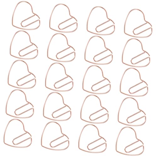 Gadpiparty 50 Stück Herz Büroklammern Rosegold Metall Kleine Herzförmige Paper Clips Praktisch für Akten Karten Notizen Scrapbooks Hochzeit Dekoration Büro Schule Gadpiparty 50 Stück Herz Büroklammern Rosegold Metall Kleine Herzförmige Paper Clips Praktisch für Akten Karten Notizen Scrapbooks Hochzeit Dekoration Büro Schule von Gadpiparty