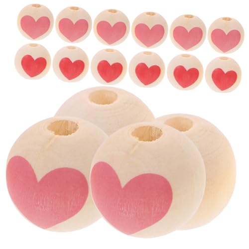 Gadpiparty 50 Stück Herz Holzperlen für Selbstgemacht Schmuck Valentinstag Bastelperlen 16mm Romantische Holzperlen Lose Perlen für Armbänder und Schmuckzubehör Gadpiparty 50 Stück Herz Holzperlen für Selbstgemacht Schmuck Valentinstag Bastelperlen 16mm Romantische Holzperlen Lose Perlen für Armbänder und Schmuckzubehör von Gadpiparty