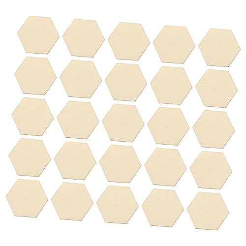 Gadpiparty 50 Stück Hexagonale Holzchip -Dekorationen Sechsecke Wabenhandwerk groß Hausdekoration Fälschung Form unvollendete vorgebohrte Ausschnitte und Ornamente hölzernes Sechseck Bambus Gadpiparty 50 Stück Hexagonale Holzchip -Dekorationen Sechsecke Wabenhandwerk groß Hausdekoration Fälschung Form unvollendete vorgebohrte Ausschnitte und Ornamente hölzernes Sechseck Bambus von Gadpiparty