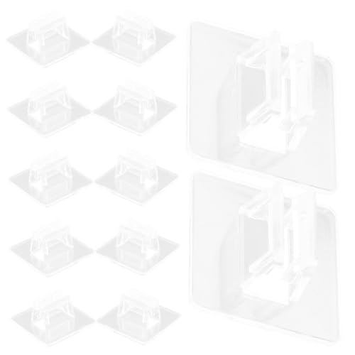Gadpiparty 50 Stück Kartenhalter Transparent Kartensockel für Spielkarten und Visitenkarten Büro Organizer Kartenständer für Schreibtisch mit Stabilem Design von Gadpiparty